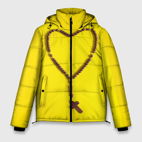 Мужская зимняя куртка 3D с принтом Сердце и крест в Белгороде, верх — 100% полиэстер; подкладка — 100% полиэстер; утеплитель — 100% полиэстер | длина ниже бедра, свободный силуэт Оверсайз. Есть воротник-стойка, отстегивающийся капюшон и ветрозащитная планка. 

Боковые карманы с листочкой на кнопках и внутренний карман на молнии. | сердца
разбитое сердце
крест с девушкой
узорный крест
сердце в наушниках на двоих