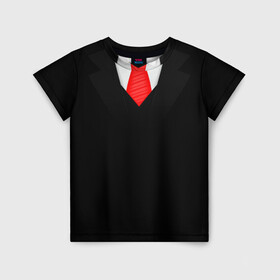 Детская футболка 3D с принтом Смокинг 2 в Белгороде, 100% гипоаллергенный полиэфир | прямой крой, круглый вырез горловины, длина до линии бедер, чуть спущенное плечо, ткань немного тянется | мужчинам | популярное | свадебные смокинги и платья | свадьба | смокинг