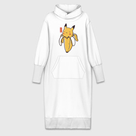 Платье удлиненное хлопок с принтом Bananachu в Белгороде,  |  | bananachu | pikachu | pokemon | пикачу | покемон