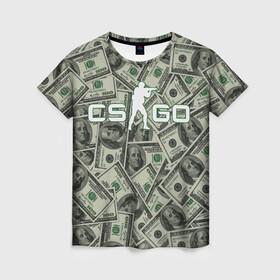 Женская футболка 3D с принтом CS:GO - Franklin | Франклин в Белгороде, 100% полиэфир ( синтетическое хлопкоподобное полотно) | прямой крой, круглый вырез горловины, длина до линии бедер | beast | counter | cs | dollar | dollars | easy | ez | franklin | gg | ggwp | global | go | hyper | kill | money | offensive | one | shot | strike | деньги | доллар | доллары | контра | франклин