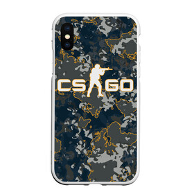 Чехол для iPhone XS Max матовый с принтом CS:GO - Camo в Белгороде, Силикон | Область печати: задняя сторона чехла, без боковых панелей | beast | camo | camouflage | counter | counter strike | cs | easy | ez | gg | ggwp | global | go | hyper | kill | offensive | one | shot | strike | зверь | камуфляж | скоростной