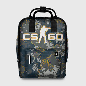 Женский рюкзак 3D с принтом CS:GO - Camo в Белгороде, 100% полиэстер | лямки с регулируемой длиной, сверху ручки, чтобы рюкзак нести как сумку. Основное отделение закрывается на молнию, как и внешний карман. Внутри два дополнительных кармана, один из которых закрывается на молнию. По бокам два дополнительных кармашка, куда поместится маленькая бутылочка
 | beast | camo | camouflage | counter | counter strike | cs | easy | ez | gg | ggwp | global | go | hyper | kill | offensive | one | shot | strike | зверь | камуфляж | скоростной