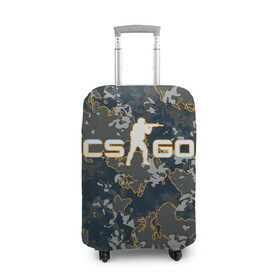 Чехол для чемодана 3D с принтом CS:GO - Camo в Белгороде, 86% полиэфир, 14% спандекс | двустороннее нанесение принта, прорези для ручек и колес | beast | camo | camouflage | counter | counter strike | cs | easy | ez | gg | ggwp | global | go | hyper | kill | offensive | one | shot | strike | зверь | камуфляж | скоростной