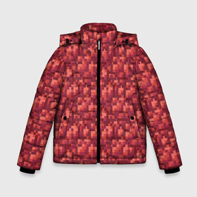 Зимняя куртка для мальчиков 3D с принтом красный краситель в Белгороде, ткань верха — 100% полиэстер; подклад — 100% полиэстер, утеплитель — 100% полиэстер | длина ниже бедра, удлиненная спинка, воротник стойка и отстегивающийся капюшон. Есть боковые карманы с листочкой на кнопках, утяжки по низу изделия и внутренний карман на молнии. 

Предусмотрены светоотражающий принт на спинке, радужный светоотражающий элемент на пуллере молнии и на резинке для утяжки | бардовый | краситель | красный | майнкрафт | пиксель