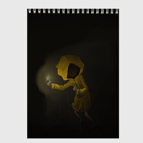 Скетчбук с принтом Little Nightmares В Темноте в Белгороде, 100% бумага
 | 48 листов, плотность листов — 100 г/м2, плотность картонной обложки — 250 г/м2. Листы скреплены сверху удобной пружинной спиралью | Тематика изображения на принте: games | little nightmares | доктор | игра | игрок | литл найтмерс | моно | охотник | повар | призрак | руки | сказка | страшилка | страшный сон | темнота | хорор | хоррор | шестая