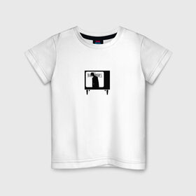Детская футболка хлопок с принтом Little Nightmares 2 в Белгороде, 100% хлопок | круглый вырез горловины, полуприлегающий силуэт, длина до линии бедер | Тематика изображения на принте: little nightmares | игра | литл найтмер | персонаж | хоррор