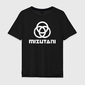 Мужская футболка хлопок Oversize с принтом MIZUTANI Cyberpunk 2077 в Белгороде, 100% хлопок | свободный крой, круглый ворот, “спинка” длиннее передней части | Тематика изображения на принте: cyberpunk 2077 | hacker | maelstrom | militech | quadra | samurai | sci fi | technology | trauma team | v | будущее | игра | иероглифы | киану ривз | кибер | киберпанк | киборг | киборги | корпорация | лого | милитек | панк | роботы | самурай | т