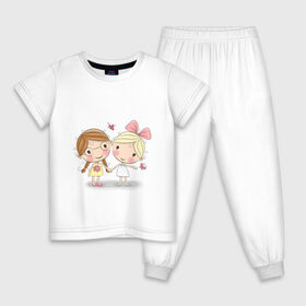 Детская пижама хлопок с принтом Девочка в Белгороде, 100% хлопок |  брюки и футболка прямого кроя, без карманов, на брюках мягкая резинка на поясе и по низу штанин
 | беззаботное детство | игры | любовь