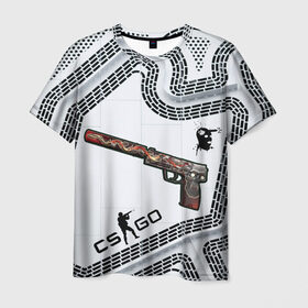 Мужская футболка 3D с принтом USP-S Kill Confirmed в Белгороде, 100% полиэфир | прямой крой, круглый вырез горловины, длина до линии бедер | Тематика изображения на принте: cs go | csgo | global elite | headshot | kill confirmed | skin | usp s | контра | кс го | скин | скины | хэдшот