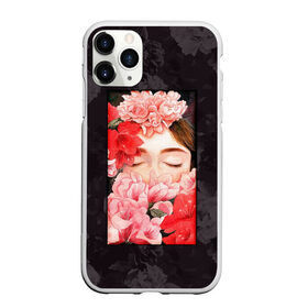 Чехол для iPhone 11 Pro матовый с принтом Flowers girl в Белгороде, Силикон |  | 8 марта | лучшая в мире | мама | подарок | подарок женщине | подарок любимым | подарок на 8 марта | самая лучшая  в мире | семья