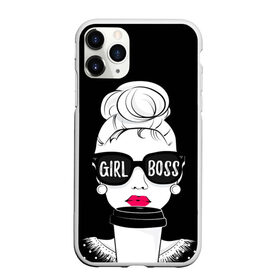 Чехол для iPhone 11 Pro матовый с принтом Girl Boss в Белгороде, Силикон |  | 8 марта | лучшая в мире | мама | подарок | подарок женщине | подарок любимым | подарок на 8 марта | самая лучшая  в мире | семья