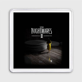 Магнит 55*55 с принтом Little Nightmares 2 Шестая в Белгороде, Пластик | Размер: 65*65 мм; Размер печати: 55*55 мм | little nightmares | little nightmares 2 | игра | литл нигмарес | литл нигмарес 2 | литл нигхтмарес | литл нигхтмарес 2 | ужас | хоррор | шестая