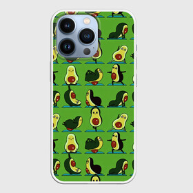 Чехол для iPhone 13 Pro с принтом Авокадо | Зарядка в Белгороде,  |  | avocado | food | fruit | pattern | vegan | vegetarian | авокадо | веган | вегетарианство | еда | зарядка | зелёная | паттерн | правильное питание | спорт | физра | фрукт | фрукты