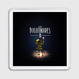 Магнит 55*55 с принтом Little Nightmares 2 пламя в Белгороде, Пластик | Размер: 65*65 мм; Размер печати: 55*55 мм | little nightmares | little nightmares 2 | игра | литл нигмарес | литл нигмарес 2 | литл нигхтмарес | литл нигхтмарес 2 | ужас | хоррор