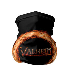 Бандана-труба 3D с принтом Valheim - огненный круг в Белгороде, 100% полиэстер, ткань с особыми свойствами — Activecool | плотность 150‒180 г/м2; хорошо тянется, но сохраняет форму | valheim | вальхейм | викинги | игра | компьютерный | круг | логотип | минимализм | огненный | огонь | подарок | черный