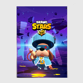 Постер с принтом Генерал Гавс brawl stars в Белгороде, 100% бумага
 | бумага, плотность 150 мг. Матовая, но за счет высокого коэффициента гладкости имеет небольшой блеск и дает на свету блики, но в отличии от глянцевой бумаги не покрыта лаком | brawl | brawl stars | brawlstars | brawl_stars | jessie | бравл | бравлер руффс | бравлстарс | генерал гавс