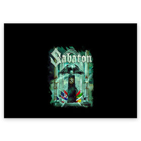 Поздравительная открытка с принтом SABATON в Белгороде, 100% бумага | плотность бумаги 280 г/м2, матовая, на обратной стороне линовка и место для марки
 | dark | hardcore | heroes | history | metal | music | punk | rock | sabaton | sweden | war | война | герои | история | музыка | рок | сабатон | швеция