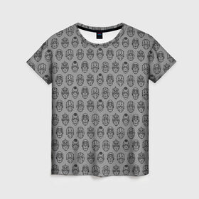 Женская футболка 3D с принтом Maelstrom в Белгороде, 100% полиэфир ( синтетическое хлопкоподобное полотно) | прямой крой, круглый вырез горловины, длина до линии бедер | gang | банда | киберпанк | мальстрем | модификации | пирсинг