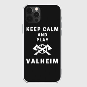 Чехол для iPhone 12 Pro Max с принтом Keep calm and play Valheim в Белгороде, Силикон |  | elder | loki | odin | the | thor | valheim | биврёст | валхейм | вальхейм | викинги | всеотец | дракар | древний | древо | ётун | йотун | локи | мира | один | тор | фенир | хель | черный лес | эйктюр