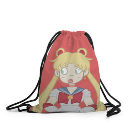 Рюкзак-мешок 3D с принтом Sailor Moon Сейлор Мун в Белгороде, 100% полиэстер | плотность ткани — 200 г/м2, размер — 35 х 45 см; лямки — толстые шнурки, застежка на шнуровке, без карманов и подкладки | anime | sailor moon | аниме | анимэ | венера | луна | лунная призма | марс | сейлор мун | серебрянное тысячелетие | серенити | сэйлор | усаги цукино | чиби мун | эндимион