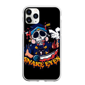 Чехол для iPhone 11 Pro матовый с принтом Skull Snake Eyes в Белгороде, Силикон |  | art | body | bones | dead | drawing | face | graffiti | head | roses | skeleton | skul | skull | ад | арт | голова | граффити | зло | кости | лицо | металл | нарисованный | розы | рок | скелет | скул | скулл | три черепа | тьма