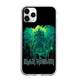 Чехол для iPhone 11 Pro матовый с принтом IRON MAIDEN в Белгороде, Силикон |  | black | dark | death | fantasy | hardcore | heavy metal | iron maiden | metal | music | rock | skuul | usa | метал | музыка | рок | скелет | фентези | череп | черный