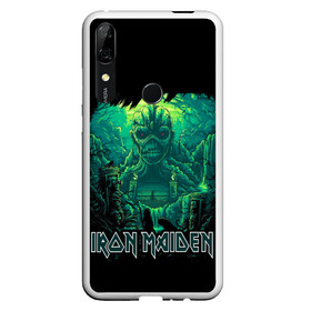 Чехол для Honor P Smart Z с принтом IRON MAIDEN в Белгороде, Силикон | Область печати: задняя сторона чехла, без боковых панелей | Тематика изображения на принте: black | dark | death | fantasy | hardcore | heavy metal | iron maiden | metal | music | rock | skuul | usa | метал | музыка | рок | скелет | фентези | череп | черный