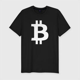Мужская футболка хлопок Slim с принтом БИТКОИН BITCOIN в Белгороде, 92% хлопок, 8% лайкра | приталенный силуэт, круглый вырез ворота, длина до линии бедра, короткий рукав | bitcoin | blockchain | btc | cardano | crypto | ethereum | polkadot | tether | xrp | бинанс | биткоин | блокчейн | валюта | деньги | криптовалюта | майнер | майнинг | цифровая валюта | цифровое золото | эфир