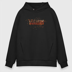 Мужское худи Oversize хлопок с принтом Valheim в Белгороде, френч-терри — 70% хлопок, 30% полиэстер. Мягкий теплый начес внутри —100% хлопок | боковые карманы, эластичные манжеты и нижняя кромка, капюшон на магнитной кнопке | Тематика изображения на принте: ragnarok | rust | valhalla | valheim | viking | валхейм | вальгалла | вальхейм | варяг | викинг | викинги | игра | искра | искры | костёр | кузня | огонь | пламя | рагнарёк | раст