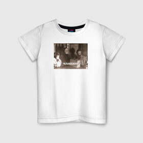 Детская футболка хлопок с принтом Clubhouse | Клабхаус в Белгороде, 100% хлопок | круглый вырез горловины, полуприлегающий силуэт, длина до линии бедер | clubhouse | клабхаус | крестьяне слушают радио