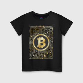 Детская футболка хлопок с принтом БИТКОИН ЗОЛОТО | BITCOIN GOLD в Белгороде, 100% хлопок | круглый вырез горловины, полуприлегающий силуэт, длина до линии бедер | bitcoin | blockchain | btc | cardano | crypto | ethereum | polkadot | tether | xrp | бинанс | биткоин | блокчейн | валюта | деньги | криптовалюта | майнер | майнинг | цифровая валюта | цифровое золото | эфир
