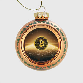 Стеклянный ёлочный шар с принтом БИТКОИН КРИПТОВАЛЮТА ЗОЛОТО в Белгороде, Стекло | Диаметр: 80 мм | Тематика изображения на принте: bitcoin | blockchain | btc | cardano | crypto | ethereum | polkadot | tether | xrp | бинанс | биткоин | блокчейн | валюта | деньги | криптовалюта | майнер | майнинг | цифровая валюта | цифровое золото | эфир