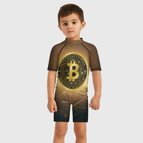 Детский купальный костюм 3D с принтом БИТКОИН КРИПТОВАЛЮТА ЗОЛОТО в Белгороде, Полиэстер 85%, Спандекс 15% | застежка на молнии на спине | bitcoin | blockchain | btc | cardano | crypto | ethereum | polkadot | tether | xrp | бинанс | биткоин | блокчейн | валюта | деньги | криптовалюта | майнер | майнинг | цифровая валюта | цифровое золото | эфир