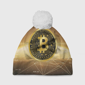 Шапка 3D c помпоном с принтом БИТКОИН КРИПТОВАЛЮТА ЗОЛОТО в Белгороде, 100% полиэстер | универсальный размер, печать по всей поверхности изделия | bitcoin | blockchain | btc | cardano | crypto | ethereum | polkadot | tether | xrp | бинанс | биткоин | блокчейн | валюта | деньги | криптовалюта | майнер | майнинг | цифровая валюта | цифровое золото | эфир