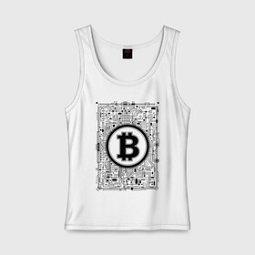 Женская майка хлопок с принтом BITCOIN CRYPTOCURRENCY | КРИПТОВАЛЮТА (Z) в Белгороде, 95% хлопок, 5% эластан |  | binance coin | bitcoin | blockchain | btc | cardano | crypto | ethereum | litecoin | polkadot | tether | xrp | биткоин | блокчейн | валюта | деньги | криптовалюта | майнер | майнинг | цифровая валюта | цифровое золото | эфир