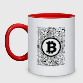 Кружка двухцветная с принтом BITCOIN CRYPTOCURRENCY | КРИПТОВАЛЮТА (Z) в Белгороде, керамика | объем — 330 мл, диаметр — 80 мм. Цветная ручка и кайма сверху, в некоторых цветах — вся внутренняя часть | binance coin | bitcoin | blockchain | btc | cardano | crypto | ethereum | litecoin | polkadot | tether | xrp | биткоин | блокчейн | валюта | деньги | криптовалюта | майнер | майнинг | цифровая валюта | цифровое золото | эфир