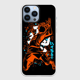 Чехол для iPhone 13 Pro Max с принтом Атакующий силуэт Сёё Хинаты из аниме HAIKYUU в Белгороде,  |  | anime | haikyu | haikyuu | karasuno | аниме | волейбол | ворон | карасуно | манга | мяч | сёё хината
