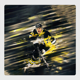 Магнитный плакат 3Х3 с принтом ЕВГЕНИЙ МАЛКИН в Белгороде, Полимерный материал с магнитным слоем | 9 деталей размером 9*9 см | 71 | gino | hockey | ice | malkin | nhl | pitsburg | sport | usa | winter | джино | евгений | малкин | нхл | пингвинз | питсбург | спорт | хоккей