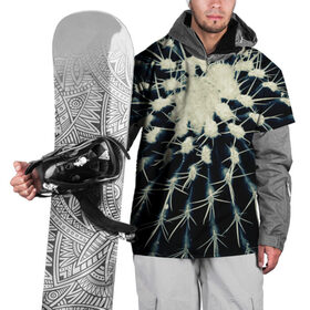 Накидка на куртку 3D с принтом Кактусовый в Белгороде, 100% полиэстер |  | art | casual | абстракция | арт | градиент | иголки | кактус | минимализм | структура | текстура
