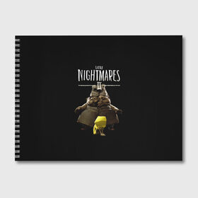 Альбом для рисования с принтом Little Nightmares 2 близнецы в Белгороде, 100% бумага
 | матовая бумага, плотность 200 мг. | Тематика изображения на принте: little nightmares | little nightmares 2 | игра | литл нигмарес | литл нигмарес 2 | литл нигхтмарес | литл нигхтмарес 2 | ужас | хоррор | шестая