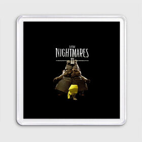 Магнит 55*55 с принтом Little Nightmares 2 близнецы в Белгороде, Пластик | Размер: 65*65 мм; Размер печати: 55*55 мм | little nightmares | little nightmares 2 | игра | литл нигмарес | литл нигмарес 2 | литл нигхтмарес | литл нигхтмарес 2 | ужас | хоррор | шестая