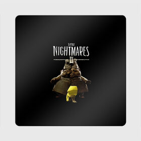 Магнит виниловый Квадрат с принтом Little Nightmares 2 близнецы в Белгороде, полимерный материал с магнитным слоем | размер 9*9 см, закругленные углы | little nightmares | little nightmares 2 | игра | литл нигмарес | литл нигмарес 2 | литл нигхтмарес | литл нигхтмарес 2 | ужас | хоррор | шестая