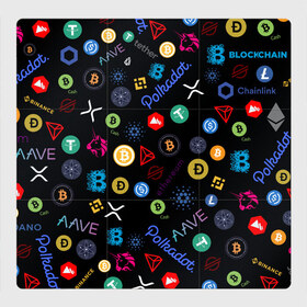 Магнитный плакат 3Х3 с принтом ЛОГОТИПЫ КРИПТОВАЛЮТ (Z) в Белгороде, Полимерный материал с магнитным слоем | 9 деталей размером 9*9 см | binance coin | bitcoin | blockchain | btc | cardano | crypto | ethereum | litecoin | polkadot | tether | xrp | биткоин | блокчейн | валюта | деньги | криптовалюта | майнер | майнинг | цифровая валюта | цифровое золото | эфир