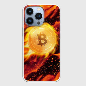 Чехол для iPhone 13 Pro с принтом БИТКОИН ОГОНЬ в Белгороде,  |  | bitcoin | blockchain | btc | cardano | crypto | ethereum | polkadot | tether | xrp | бинанс | биткоин | блокчейн | валюта | деньги | криптовалюта | майнер | майнинг | цифровая валюта | цифровое золото | эфир