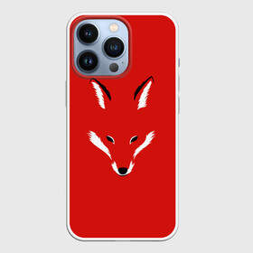 Чехол для iPhone 13 Pro с принтом Fox minimalism в Белгороде,  |  | animal | beast | face | fox | minimalism | muzzle | red | животное | зверь | красная | красный | лиса | лисы | лицо | минимализм