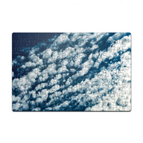 Пазл магнитный 126 элементов с принтом Облака маслом в Белгороде, полимерный материал с магнитным слоем | 126 деталей, размер изделия —  180*270 мм | Тематика изображения на принте: abstract | clouds | nature | sky | sunday | абстракция | белые облака | в небе | высота | закат | краски | небеса | небо | облака | облако | орнамент | пейзаж | погода | природа | рассвет | синее небо | солнечный день