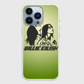 Чехол для iPhone 13 Pro с принтом Билли Айлиш на зеленом фоне в Белгороде,  |  | bad guy | billie | billie eilish | billieeilish | билли | билли айлиш