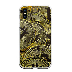 Чехол для iPhone XS Max матовый с принтом БИТКОИНЫ МОНЕТЫ в Белгороде, Силикон | Область печати: задняя сторона чехла, без боковых панелей | Тематика изображения на принте: bitcoin | blockchain | btc | cardano | crypto | ethereum | polkadot | tether | xrp | бинанс | биткоин | блокчейн | валюта | деньги | криптовалюта | майнер | майнинг | цифровая валюта | цифровое золото | эфир