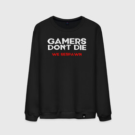 Мужской свитшот хлопок с принтом GAMERS DONT DIE WE RESPAWN в Белгороде, 100% хлопок |  | Тематика изображения на принте: 4 | 5 | five | games | grand theft auto | gta | gta v | rockstar | san andreas | бесконечные жизни | великое авто воровство | возрадится | гта | гташка | игрок не умрет | игры | логотип | рокстар | сан андреас | тревор | чи