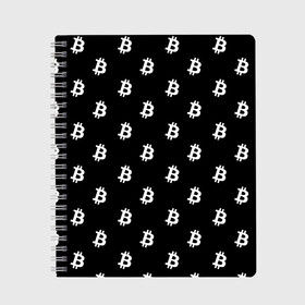 Тетрадь с принтом BITCOIN CRYPTOCURRENCE (Z) в Белгороде, 100% бумага | 48 листов, плотность листов — 60 г/м2, плотность картонной обложки — 250 г/м2. Листы скреплены сбоку удобной пружинной спиралью. Уголки страниц и обложки скругленные. Цвет линий — светло-серый
 | binance coin | bitcoin | blockchain | btc | cardano | crypto | ethereum | litecoin | polkadot | tether | xrp | биткоин | блокчейн | валюта | деньги | криптовалюта | майнер | майнинг | цифровая валюта | цифровое золото | эфир